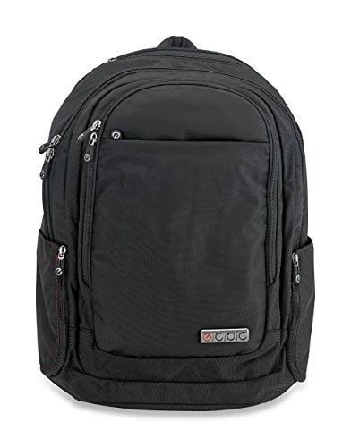 oversized backpack for big loads -Ecbc Javelin - Backpack Computer Bag - Black (B7102-10) Daypack For Laptops, Macbooks & Devices