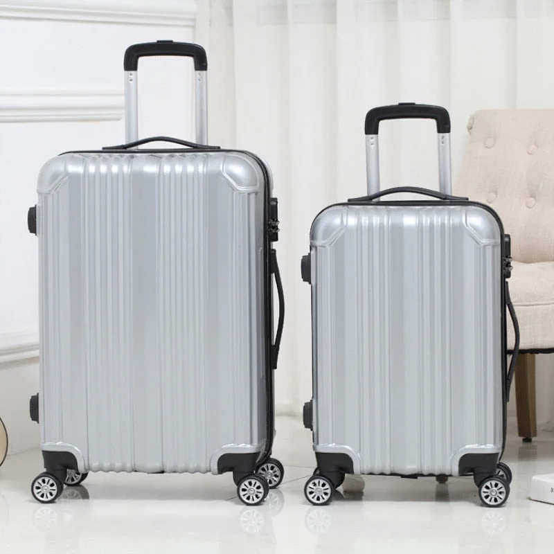 small suitcase for lone journeys -Exquisite Trolley Case,Universal Wheel Travel Luggage,20-Inch Boarding Suitcase,Password Trip