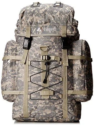 colorful backpack for playful style -best backpack for school -Everest Digital Camo Hiking Backpack, Digital Camouflage, One Size