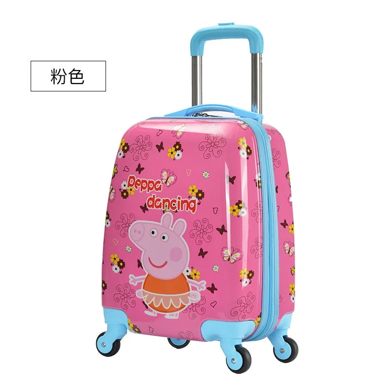 expandable suitcase for luggage -Luggage Bag Manufacturers Custom Pull Rod Box 16 Inches Cute Cartoon Children Pull Rod Box