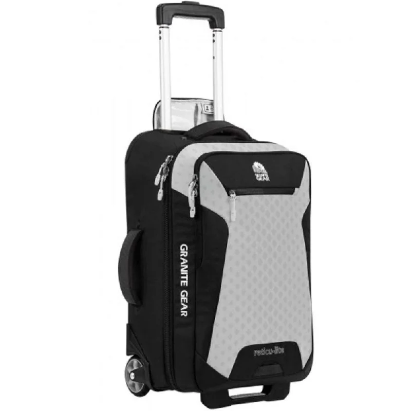 eco-friendly suitcase for green trips -Granite Gear Reticulite 26" Wheeled Upright Black