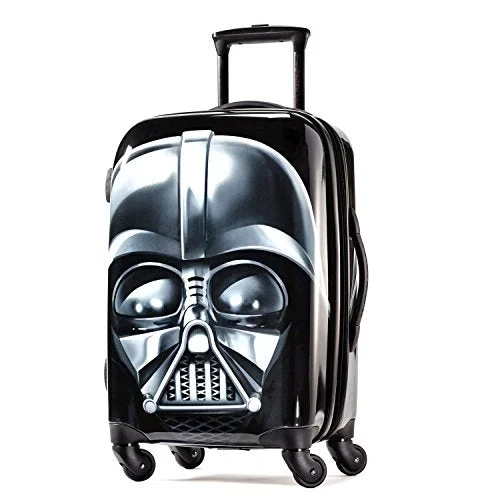 budget suitcase for thrifty travelers -American Tourister Star Wars 21 Inch Hard Side Spinner, Darth Vader, One Size