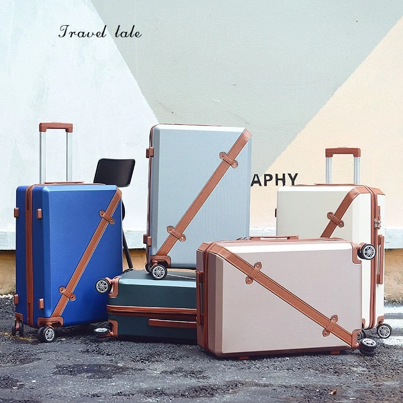 budget suitcase for travel -Travel Tale High Quality  Fashion Abs Rolling Luggage Spinner Brand Travel Suitcase 20"/24"/26"/22"