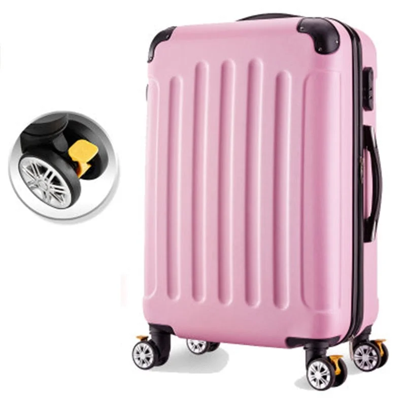 budget suitcase for cheap journeys -Trolley Case Abs + Pc 20 "24"Wheel Luggage Suitcase Lady Men'S Travel Suitcase Student Adult