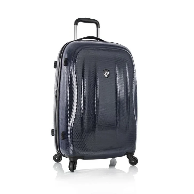 wheeled suitcase for smooth rolling -Heys America SuperLite 21" Hardside Spinner (Midnight Blue)