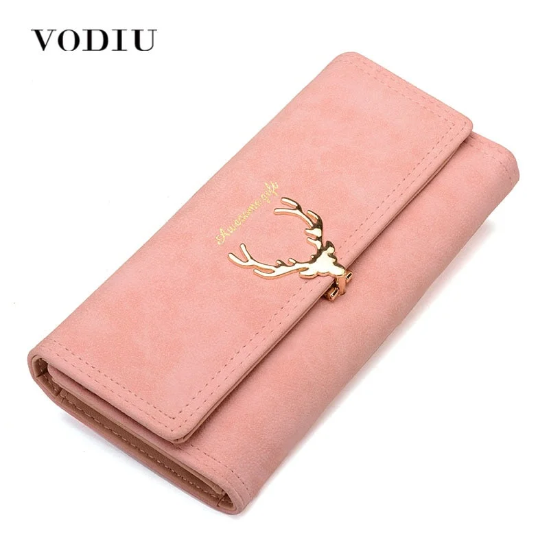 waterproof suede purses & wallets-waterproof suede purses & walletsWomen Wallet Card Wallet Female Purse Leather Trifold Long Coin Holder Phone Wallet Metal Christmas