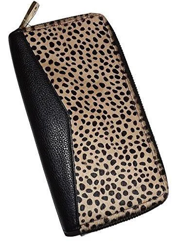 vintage coin purses & wallets-vintage coin purses & walletsAimee Kestenberg Women'S Leather Zip Passport Card Case Travel Wallet Cheetah