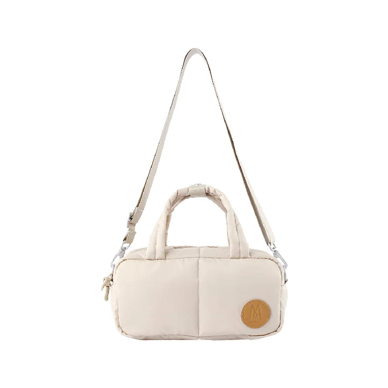 beige leather shoulder bag-Chapel Sudoku Shoulder Bag