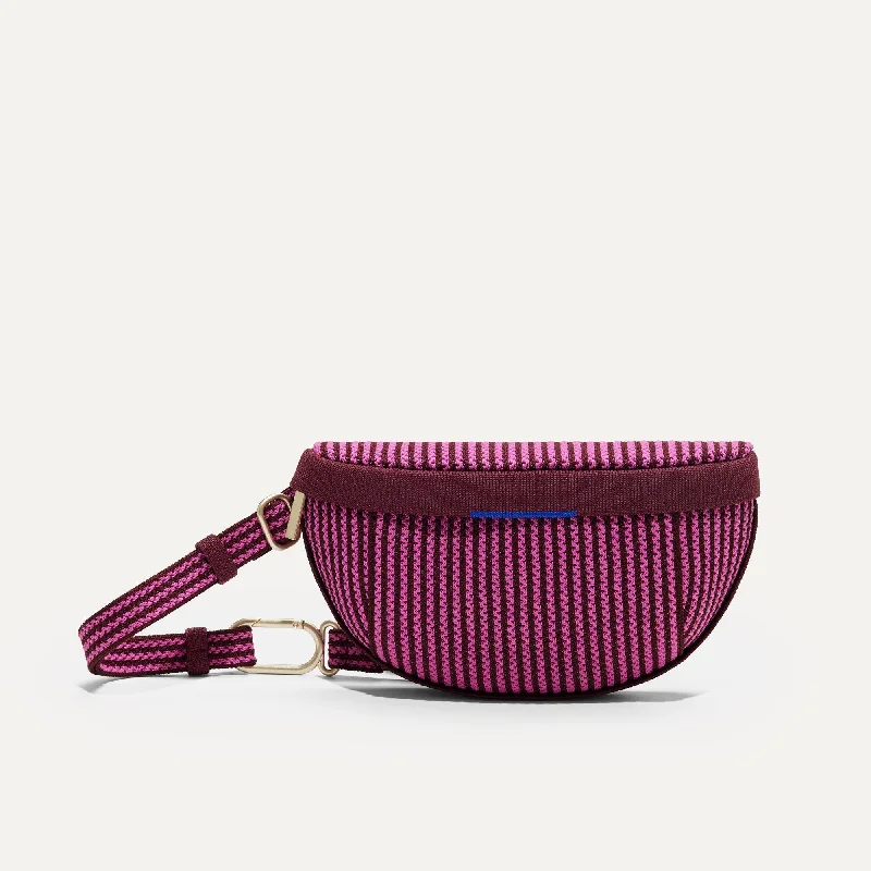 premium straw crossbody bag-premium straw crossbody bagThe Casual Sling - Sangria Stripe