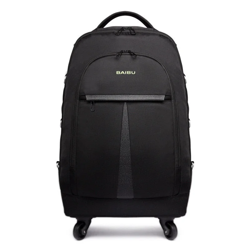 custom backpack for unique journeys -Waterproof Multi-Function Trolley Travel Backpack Business 20 Inch Trolleys Boarding Bag Luggage