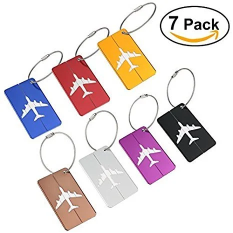 heavy-duty suitcase for machinery -Nuolux Travel Luggage Tags Suitcase Luggage Bag Tags, Travel Id Bag Tag Airlines Baggage Labels