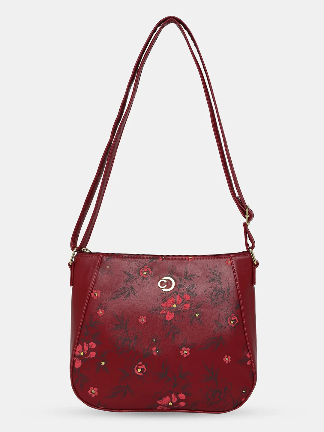 lightweight office crossbody bag-lightweight office crossbody bagCaprese Snow Sling Medium Printed Women'S Handbag Maroon