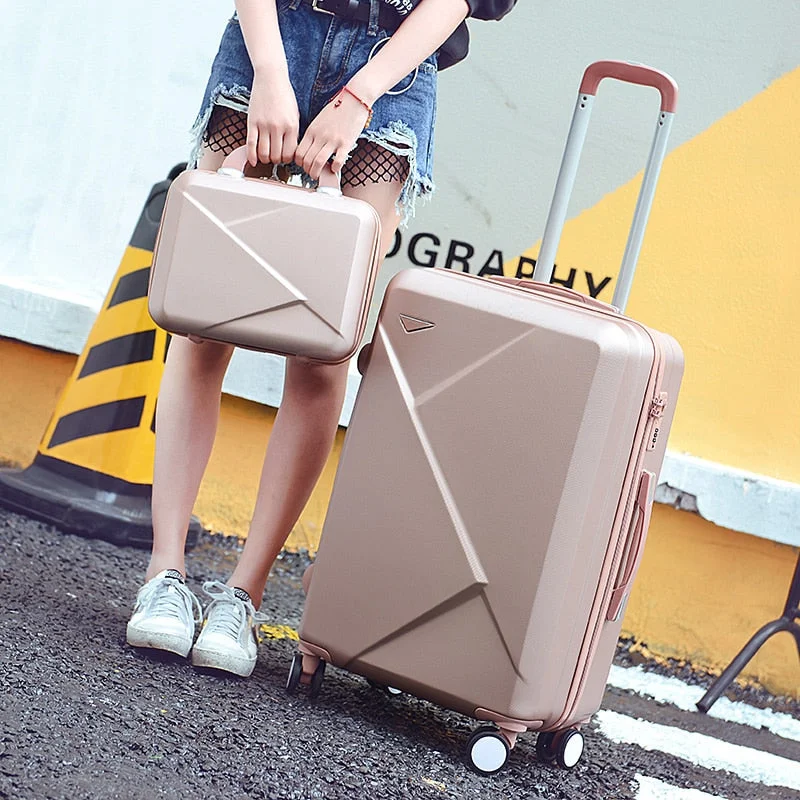 stylish suitcase for bold looks -Wholesale!High Quality Travel Luggage Bags For Women,Mother And Son Luggage Sets For