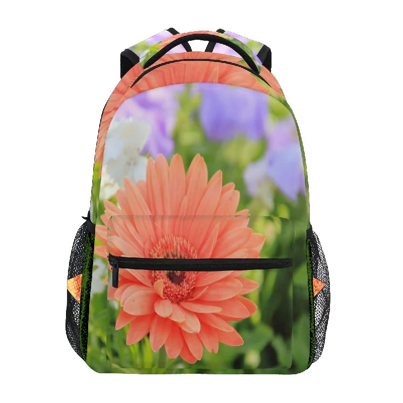 oversized backpack for group travel -Backpack A Daisy Flower School Bags Bookbags for Teen/Girls