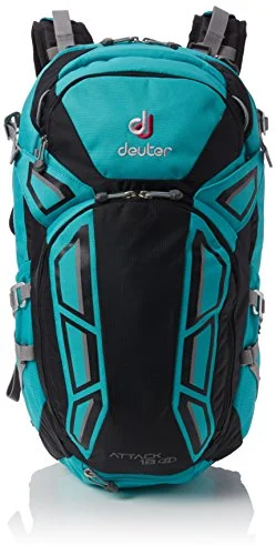 compact backpack for carry-on -Deuter Attack 18 Sl Biking Backpack, Mint Black