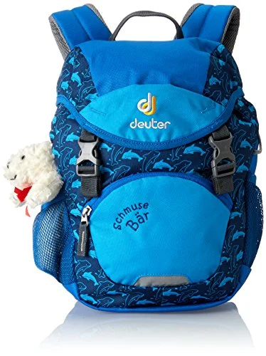 large backpack for outdoor gear -Deuter Schmusebar Kid'S Backpack, Ocean