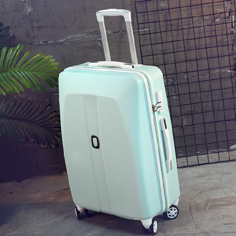 vintage suitcase for retro vibes -New Arrival!24Inches Abs Hardside Case Travel Luggage Bag On Universal Wheels,Men/Women Trolley