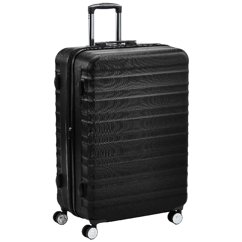 Samsonite suitcase for premium quality -AmazonBasics Premium Hardside Spinner 28-Inch, Black