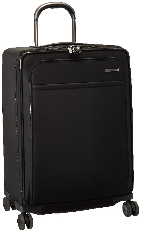 Samsonite suitcase for trusted quality -Hartmann Medium Journey Expandable Spinner, Deep Black