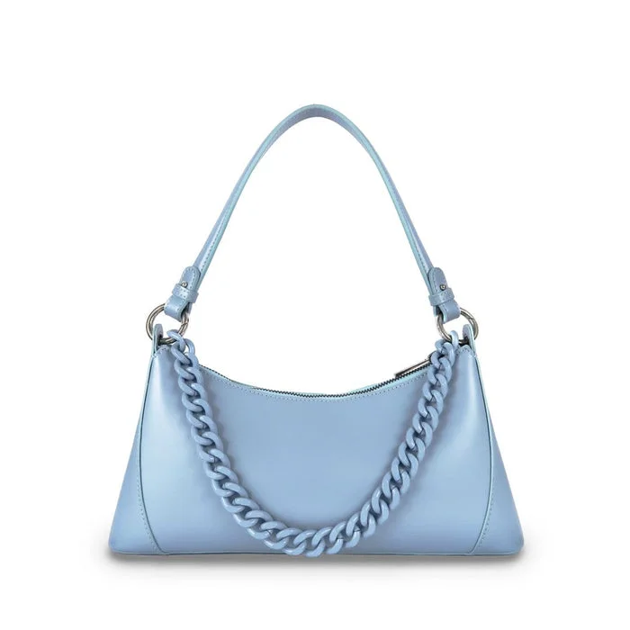 spacious party shoulder bag-X Nihilo Serene Leather Shoulder Bag Sky Blue