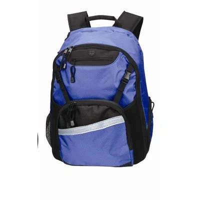 canvas backpack for casual use -Tennis Backpack Color: Blue