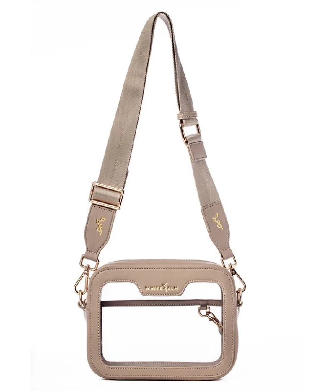 gold velvet crossbody bag-gold velvet crossbody bagBexley Clear Crossbody Bag - Taupe