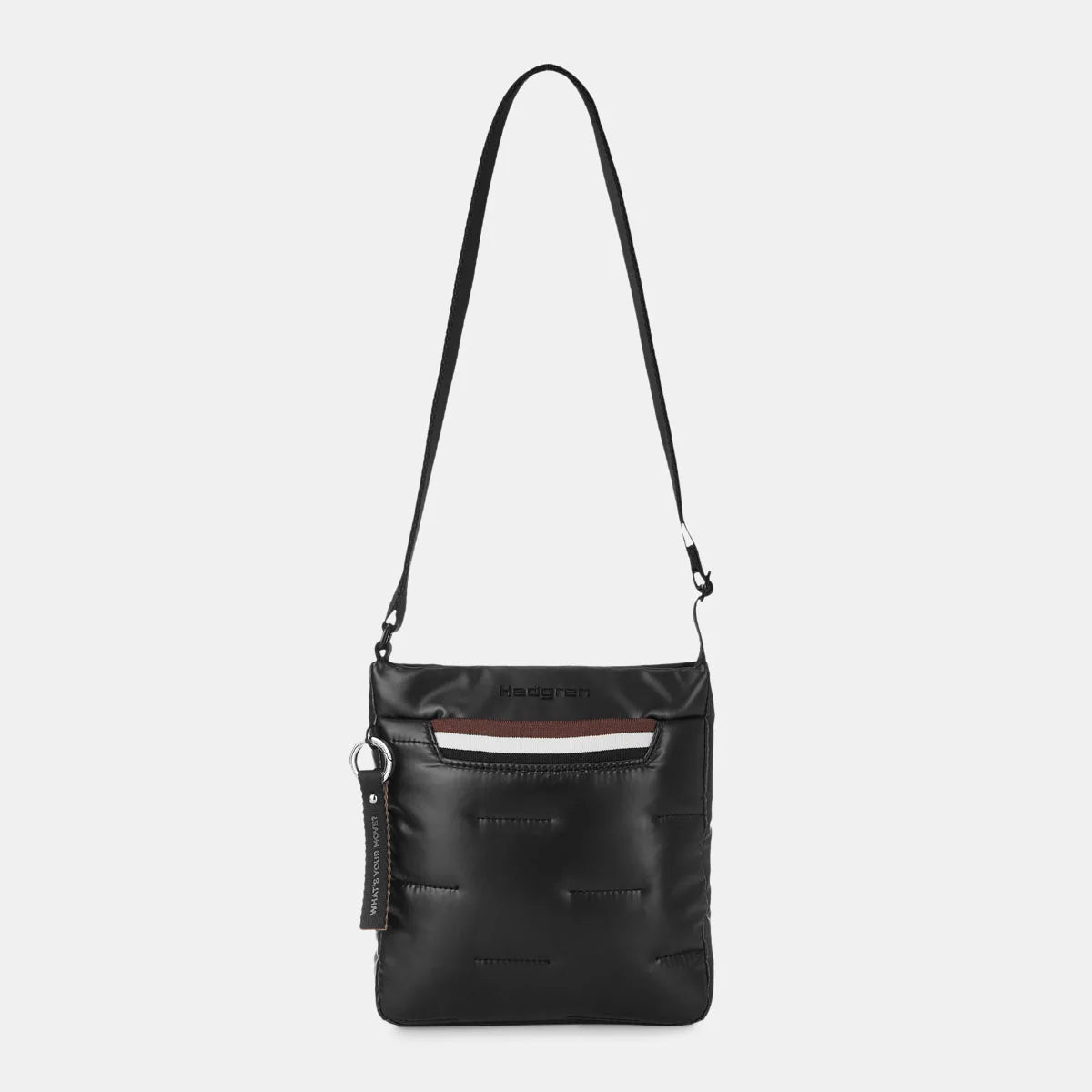 oversized weekend crossbody bag-oversized weekend crossbody bagHedgren - HCOCN06.003 Cushy Vertical Crossbody side bag - Black