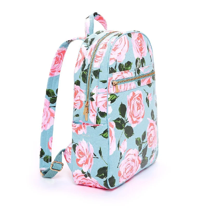 rolling backpack for smooth travel -Ban.do Women's Get it Together Backpack, Rose Parade