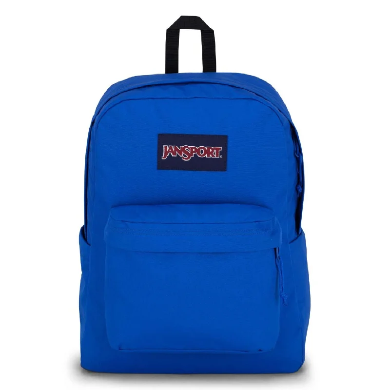 sleek backpack for neat trips -Jansport Superbreak Plus Backpack (Plain)