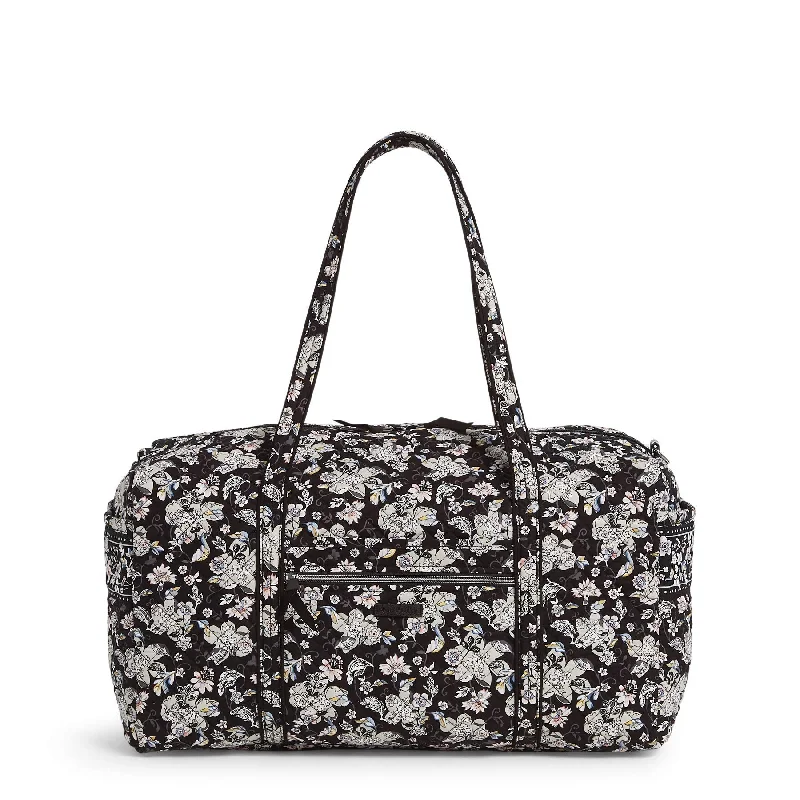 lightweight suitcase for infants -Vera Bradley Women's Signature Cotton Large Travel Duffel Travel Bag, Holland Garden, One Size