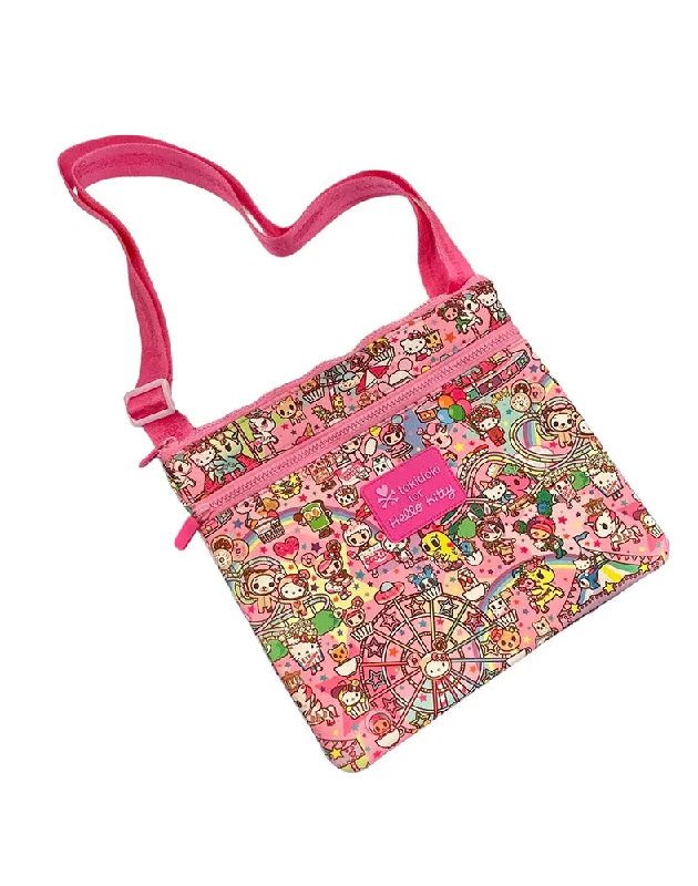 soft teal shoulder bag-tokidoki x Hello Kitty Carnival Shoulder Bag