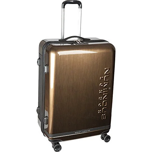 elegant suitcase for fine trips -Numinous London Executive Smart 28" Hardside (Gold Brushed)