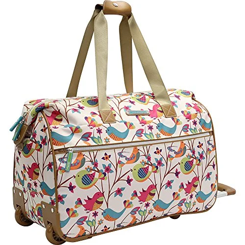 stylish suitcase for sleek trips -Lily Bloom Tweety Twig Wheeled Weekender (Tweety Twig)