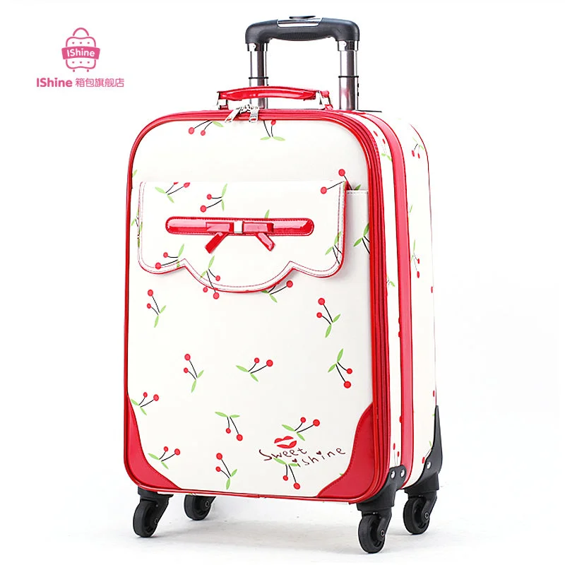 luxury suitcase for VIPs -Universal Wheels Trolley Luggage Travel Bag Small Bags Female 16 Luggage Pull Box 20