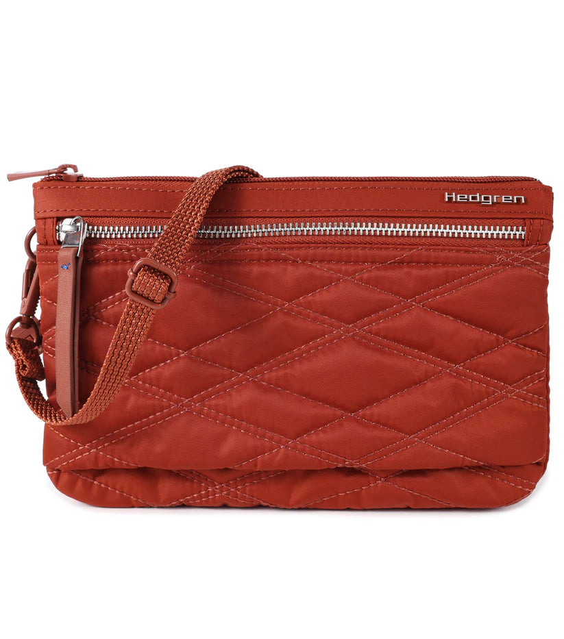 compact party crossbody bag-compact party crossbody bagHedgren - HIC428.857 Emma RFID Crossbody - Quilted Brandy Brown