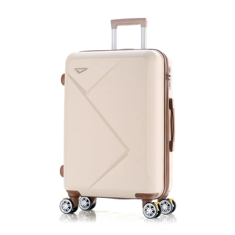 sleek suitcase for chic travel -Wholesale!14 24Inches Pink/Green/Purple/Beige Abs Hardside Travel Luggage Bags On Universal