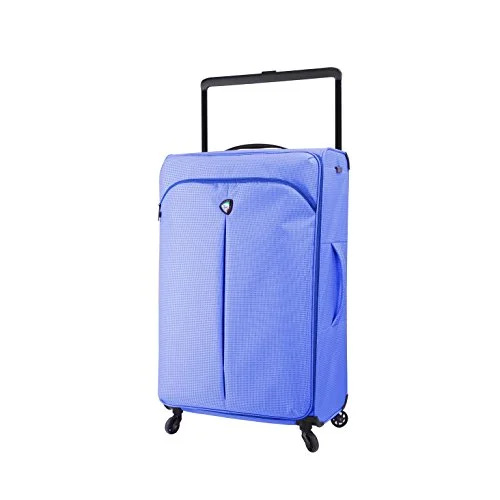 sleek suitcase for modern design -Mia Toro M1128-28In-Blu Italy Kitelite Nimbo Hardside 28 Inch Spinner, Blue