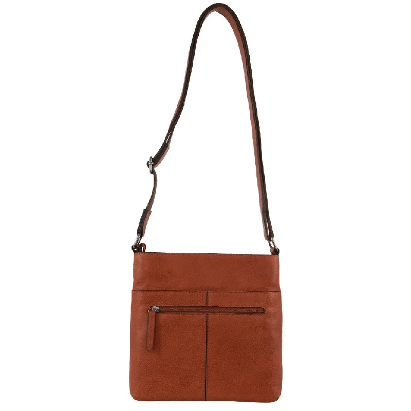 lightweight beach crossbody bag-lightweight beach crossbody bagMilleni - NL3739 Ladies Leather N/S crossbody - Cognac