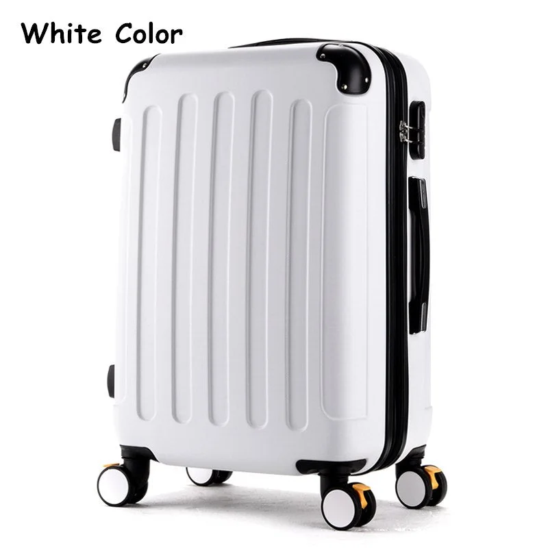 wheeled suitcase for effortless moving -High Quality 28Inches Lovely Abs Pc Candy Color Travel Luggage For Male And Female,Hardside Case On