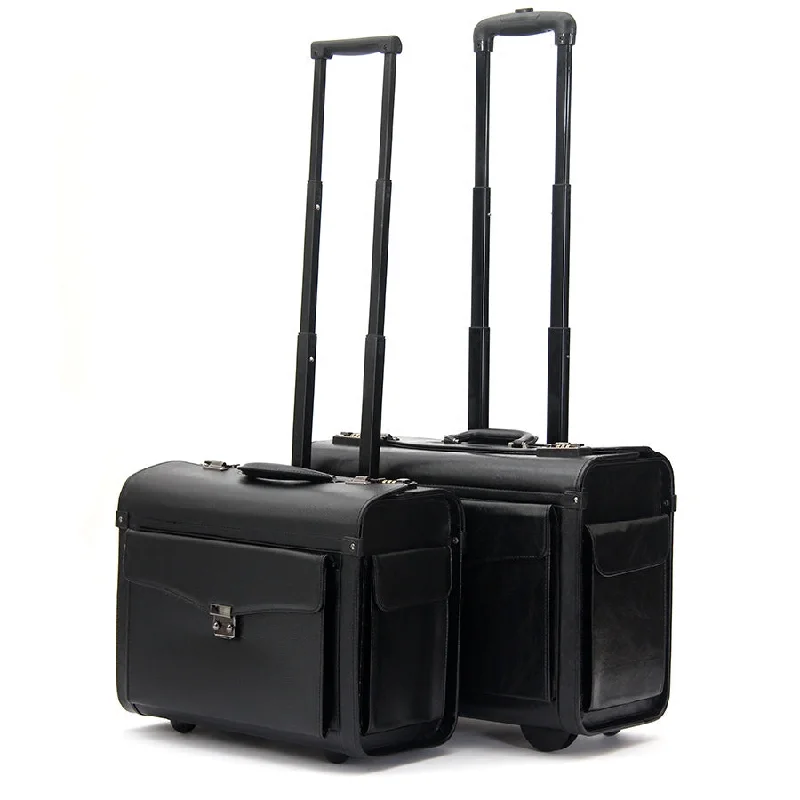 elegant suitcase for events -Pilot Trolley Luggage Commercial 19Inches Suitcase Luggage Wheel Travel Luggage,Airplain Boarding