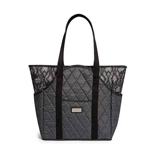 soft duffel bags for light loads -Cinda B. Tennis Court Bag, Python