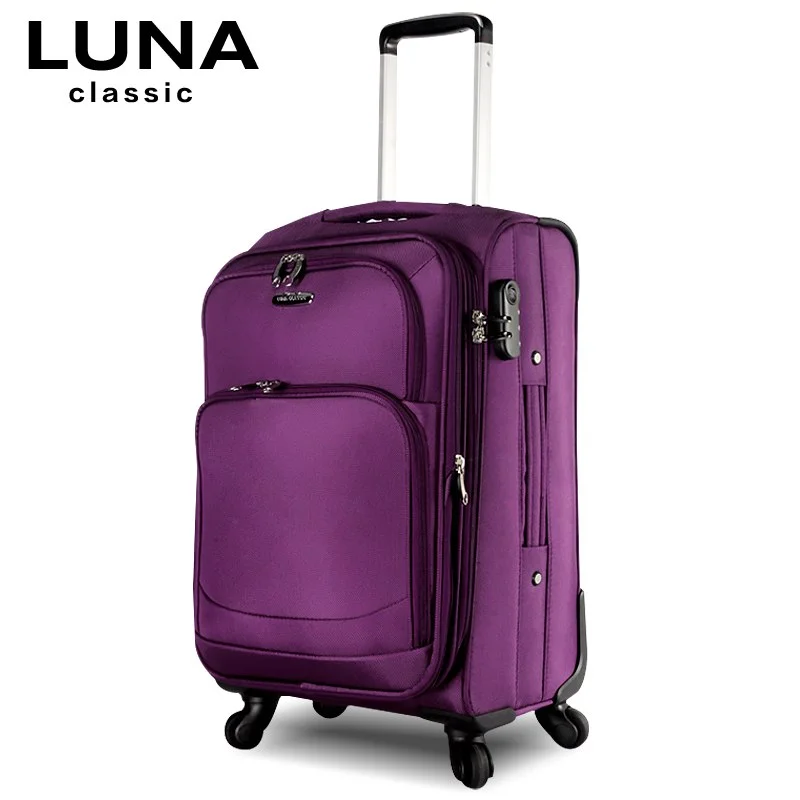 premium suitcase for top-tier use -Commercial Trolley Luggage Travel Bag Soft Box Universal Luggage Wheels Luggage Fashion The Box