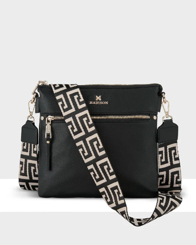 structured beach crossbody bag-structured beach crossbody bagRenee Zip Top 2 Compartment Crossbody Bag + Graphic Bag Strap