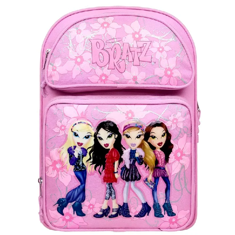 durable backpack for tough journeys -Backpack - Bratz - Large Backpack - Pink 4 Girls