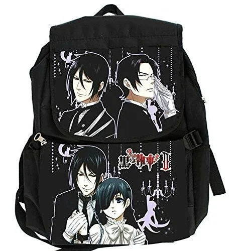 small backpack for light journeys -5Star-TD Camplayco Black Butler Cosplay School Bag Backpack