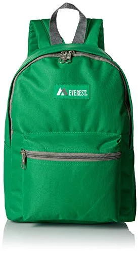 luxury backpack for business -Everest Basic Backpack, Emerald Green, One Size