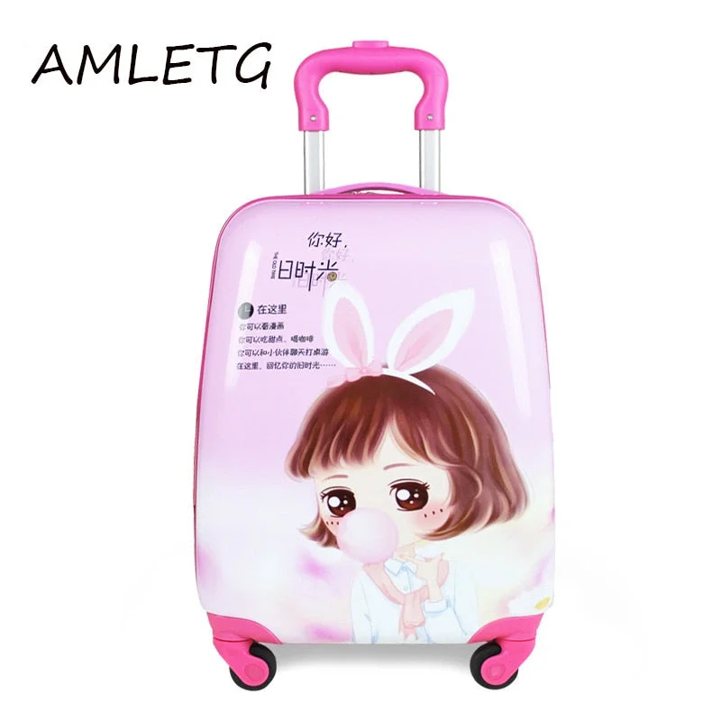 foldable suitcase for tiny apartments -The New 2018 Cartoon Kid'S Travel Trolley Bags Suitcase For Kids Children Luggage Suitcase