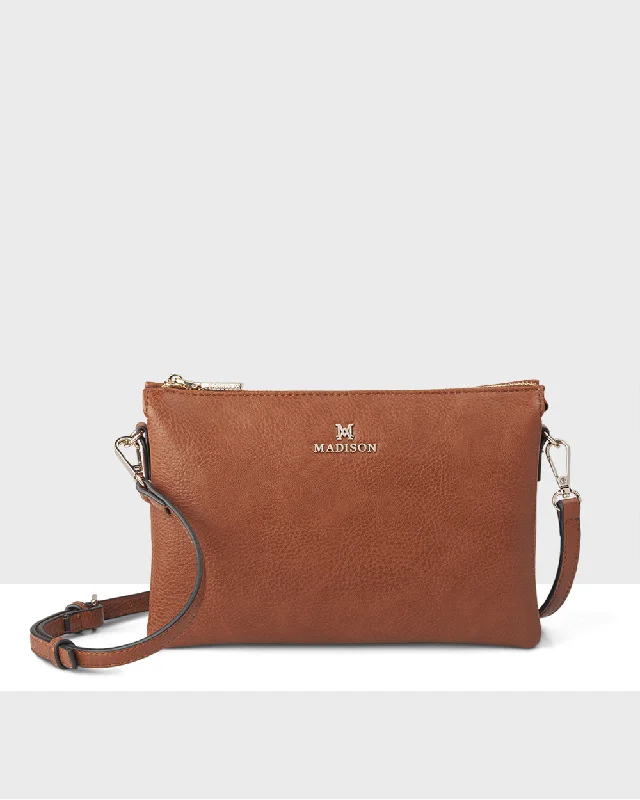 brown velvet crossbody bag-brown velvet crossbody bagAvery 3 Compartment Crossbody Bag