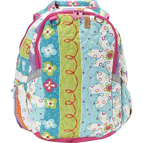 personalized backpack with name -Donna Sharp Christa Backpack - Quilted (Posy)